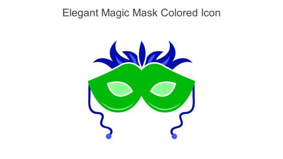 Elegant Magic Mask Colored Icon In Powerpoint Pptx Png And Editable Eps Format