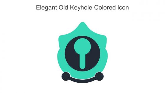 Elegant Old Keyhole Colored Icon In Powerpoint Pptx Png And Editable Eps Format