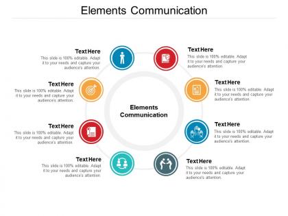 Elements communication ppt powerpoint presentation gallery model cpb