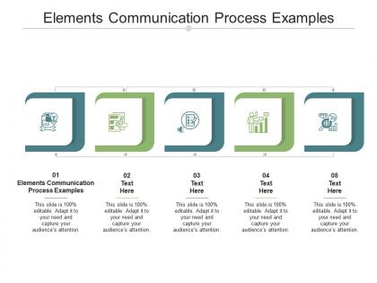 Elements communication process examples ppt powerpoint presentation infographic template deck cpb