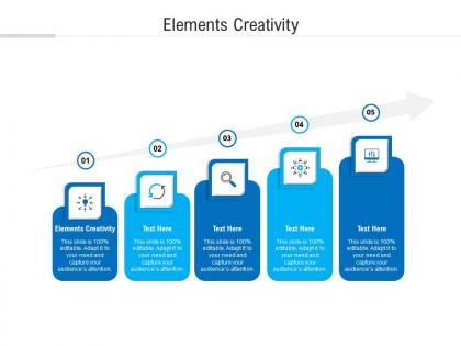 Elements creativity ppt powerpoint presentation icon inspiration cpb