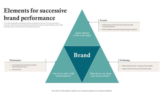 Elements For Successive Brand Performance