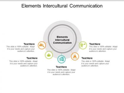 Elements intercultural communication ppt powerpoint presentation outline templates cpb