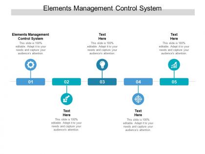 Elements management control system ppt powerpoint presentation summary layout ideas cpb