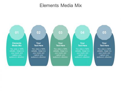 Elements media mix ppt powerpoint presentation gallery design inspiration cpb