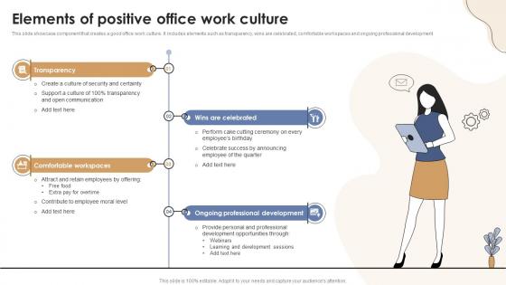 Elements Of Positive Office Work Culture