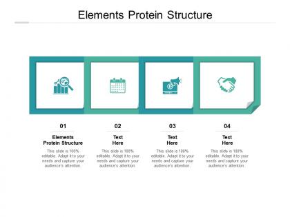 Elements protein structure ppt powerpoint presentation professional display cpb