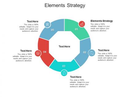 Elements strategy ppt powerpoint presentation professional graphic tips cpb