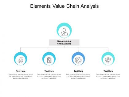 Elements value chain analysis ppt powerpoint presentation gallery files cpb