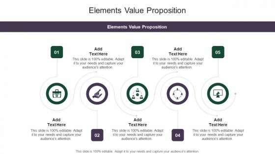 Elements Value Proposition In Powerpoint And Google Slides Cpb