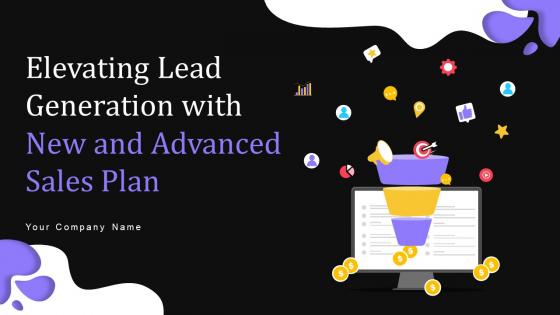 Elevating Lead Generation With New And Advanced Sales Plan Powerpoint Presentation Slides MKT CD V