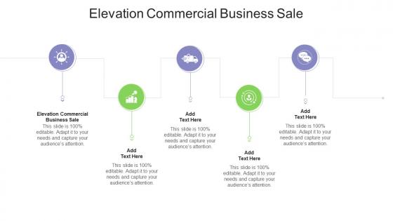 Elevation Commercial Business Sale In Powerpoint And Google Slides Cpb