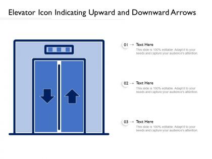 Elevator icon indicating upward and downward arrows