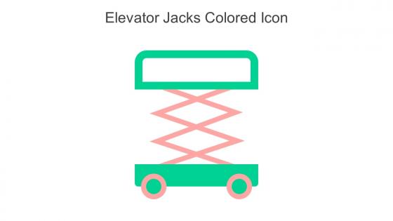 Elevator Jacks Colored Icon In Powerpoint Pptx Png And Editable Eps Format