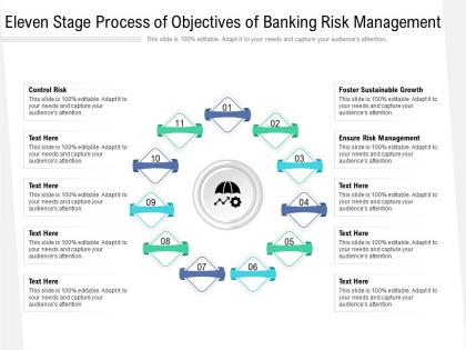 Eleven stage process of objectives of banking risk management