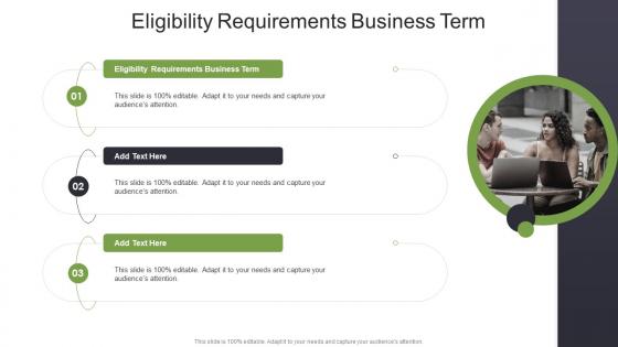 Eligibility Requirements Business Term In Powerpoint And Google Slides Cpb