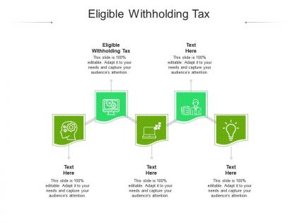 Eligible withholding tax ppt powerpoint presentation influencers cpb
