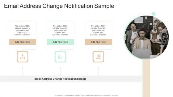 Email Address Change Notification Sample In Powerpoint And Google Slides Cpb