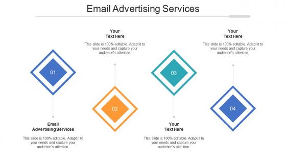 Email advertising services ppt powerpoint presentation gallery smartart cpb