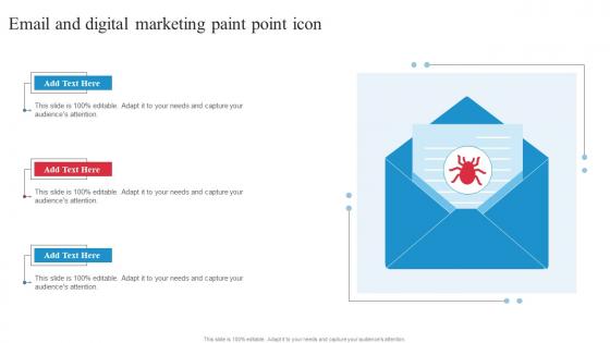 Email And Digital Marketing Paint Point Icon