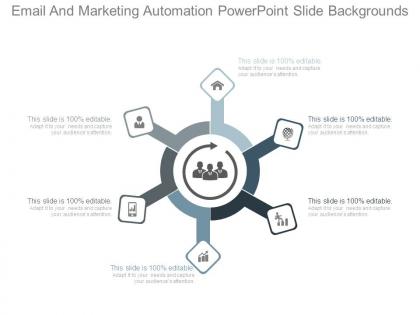 Email and marketing automation powerpoint slide backgrounds