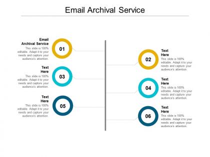 Email archival service ppt powerpoint presentation inspiration designs download cpb