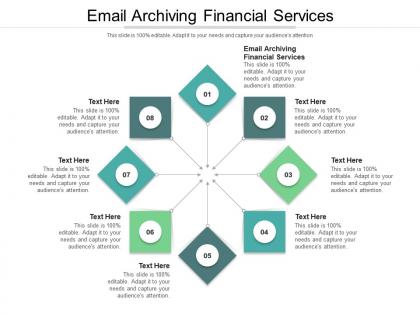 Email archiving financial services ppt powerpoint presentation portfolio designs download cpb