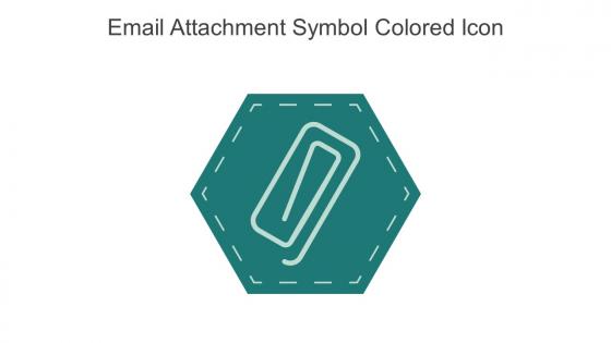 Email Attachment Symbol Colored Icon In Powerpoint Pptx Png And Editable Eps Format