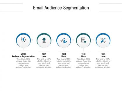 Email audience segmentation ppt powerpoint presentation icon guidelines cpb