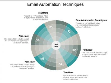 Email automation techniques ppt powerpoint presentation gallery portfolio cpb