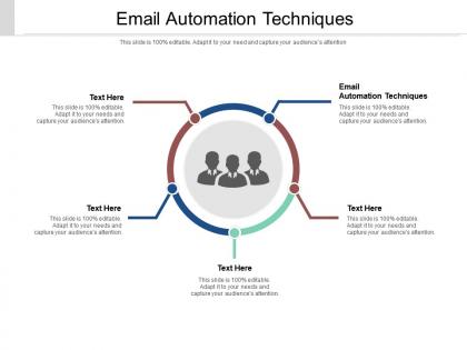 Email automation techniques ppt powerpoint presentation professional images cpb