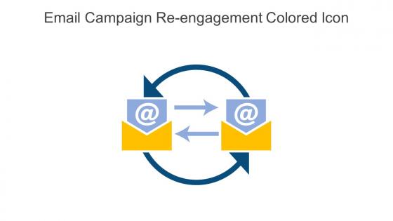 Email Campaign Re Engagement Colored Icon In Powerpoint Pptx Png And Editable Eps Format