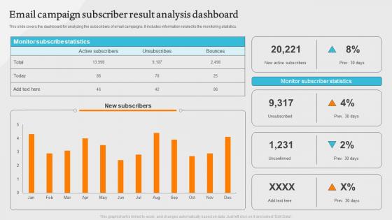 Email Campaign Subscriber Result Analysis Dashboard