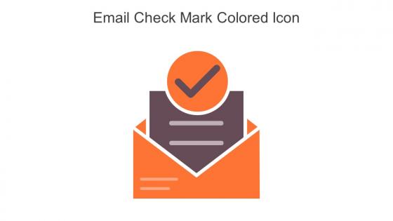 Email Check Mark Colored Icon In Powerpoint Pptx Png And Editable Eps Format