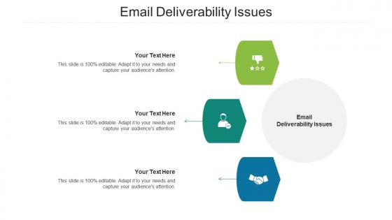 Email Deliverability Issues Ppt Powerpoint Presentation Pictures Graphics Cpb