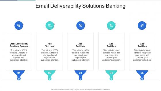 Email Deliverability Solutions Banking In Powerpoint And Google Slides Cpb