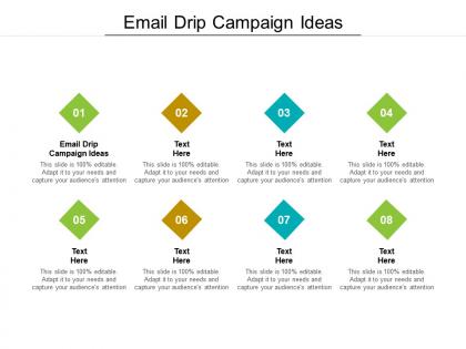 Email drip campaign ideas ppt powerpoint presentation styles graphics cpb