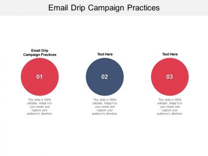 Email drip campaign practices ppt powerpoint presentation outline summary cpb