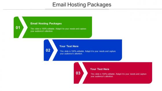 Email Hosting Packages Ppt Powerpoint Presentation Summary Graphic Images Cpb