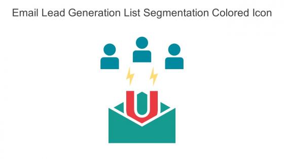 Email Lead Generation List Segmentation Colored Icon In Powerpoint Pptx Png And Editable Eps Format