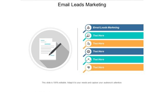 Email leads marketing ppt powerpoint presentation portfolio slides cpb