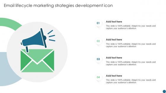 Email Lifecycle Marketing Strategies Development Icon