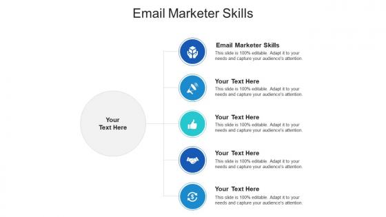 Email marketer skills ppt powerpoint presentation pictures templates cpb