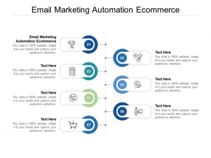 Email marketing automation ecommerce ppt powerpoint presentation summary background designs cpb