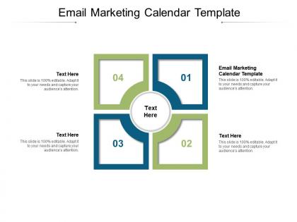 Email marketing calendar template ppt powerpoint presentation slides cpb