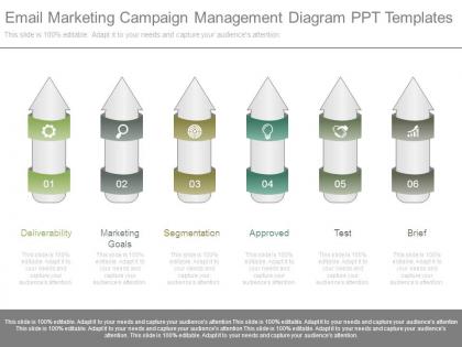 Email marketing campaign management diagram ppt templates