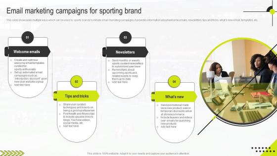 Email Marketing Campaigns For Brand Sports Marketing Management Guide MKT SS