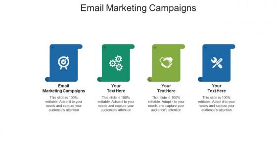 Email marketing campaigns ppt powerpoint presentation professional slide cpb