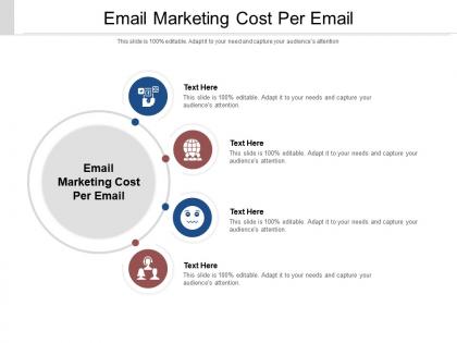 Email marketing cost per email ppt powerpoint presentation portfolio icons cpb