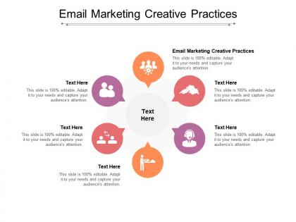 Email marketing creative practices ppt powerpoint presentation slides cpb